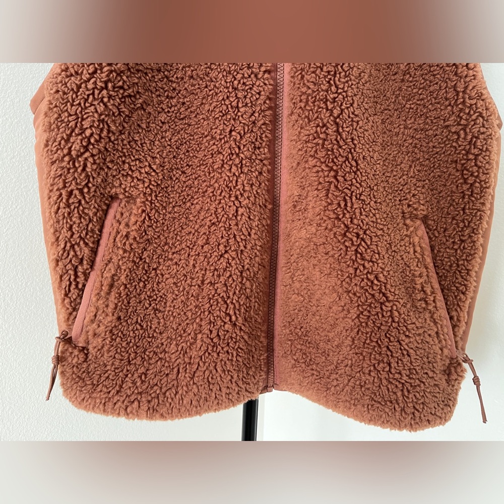 TNA Rust Sherpa Zip-Up Vest - Picture 6 of 16